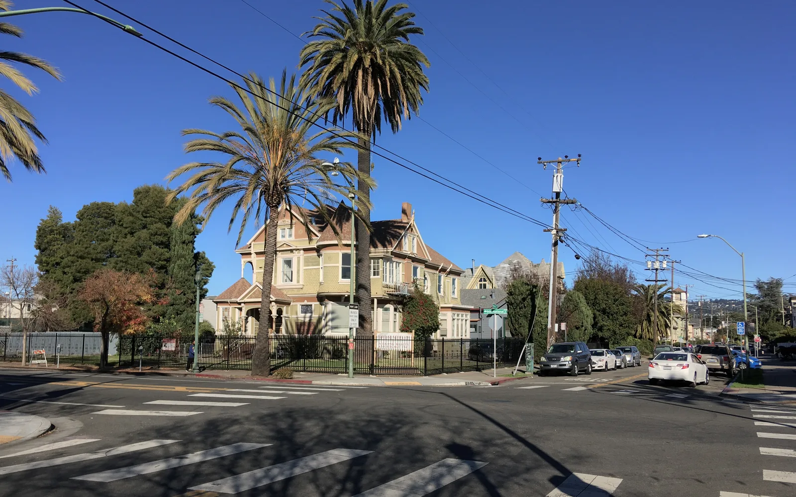 Oakland residential neighborhood showing housing development
